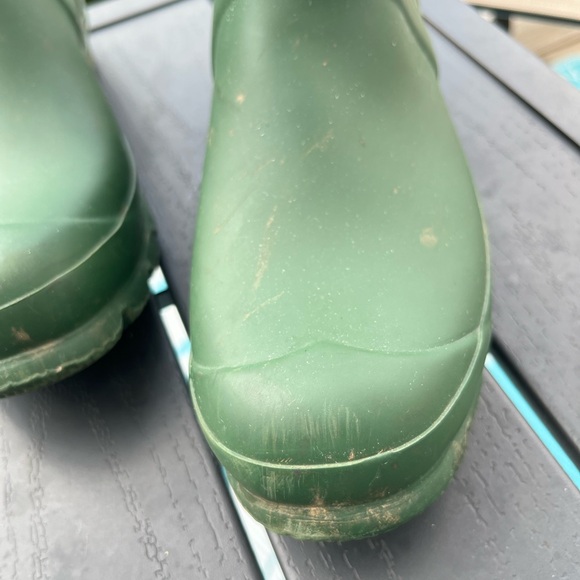HUNTER original rain boots in hunter green, comes with boot socks!! Size W6 💚 - Picture 7 of 13